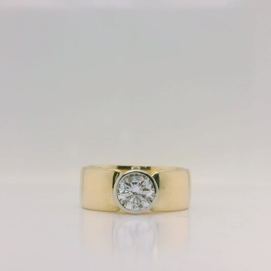 Lab Diamond Solitaire Ring