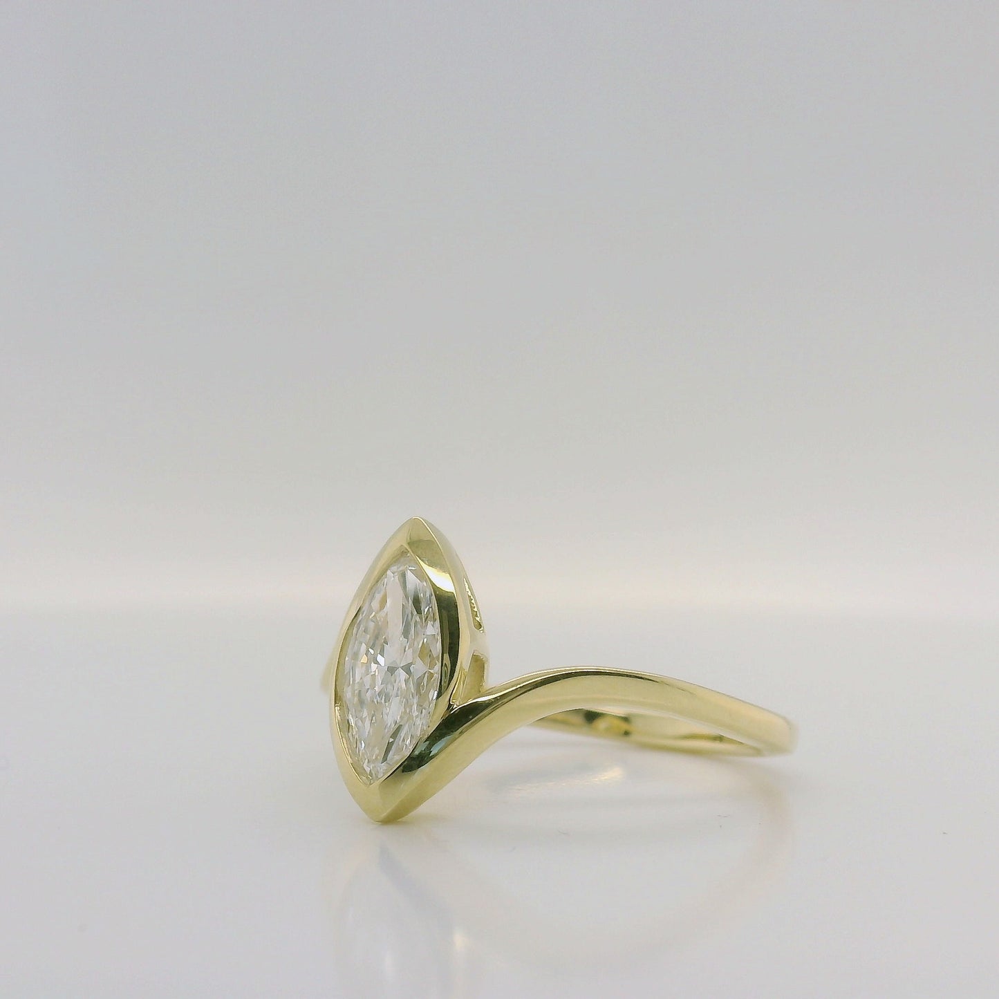 Marquise Lab Diamond Ring