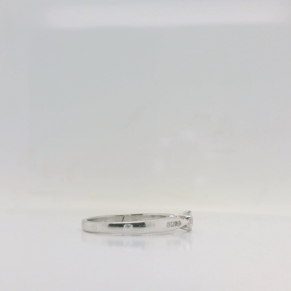 Channel Set Shoulder Diamond Ring