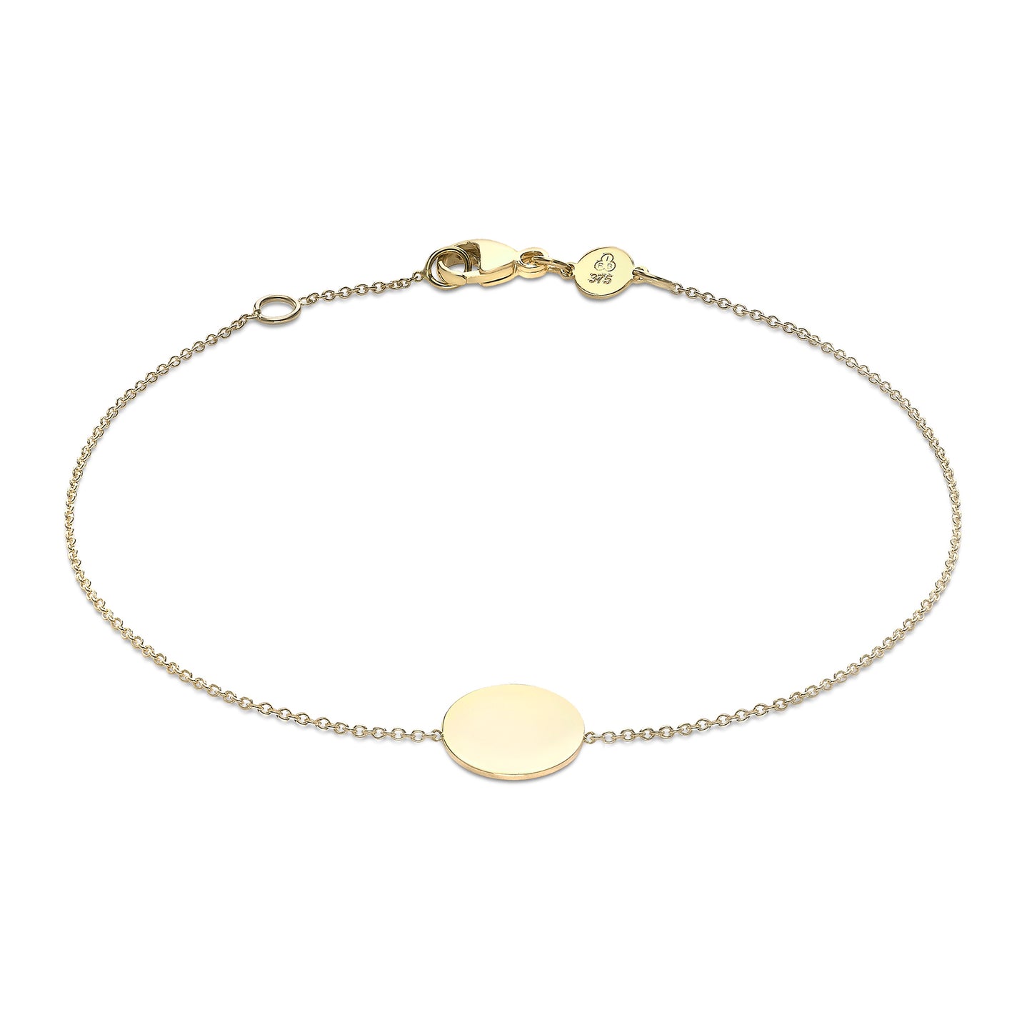 Gold Disc Bracelet