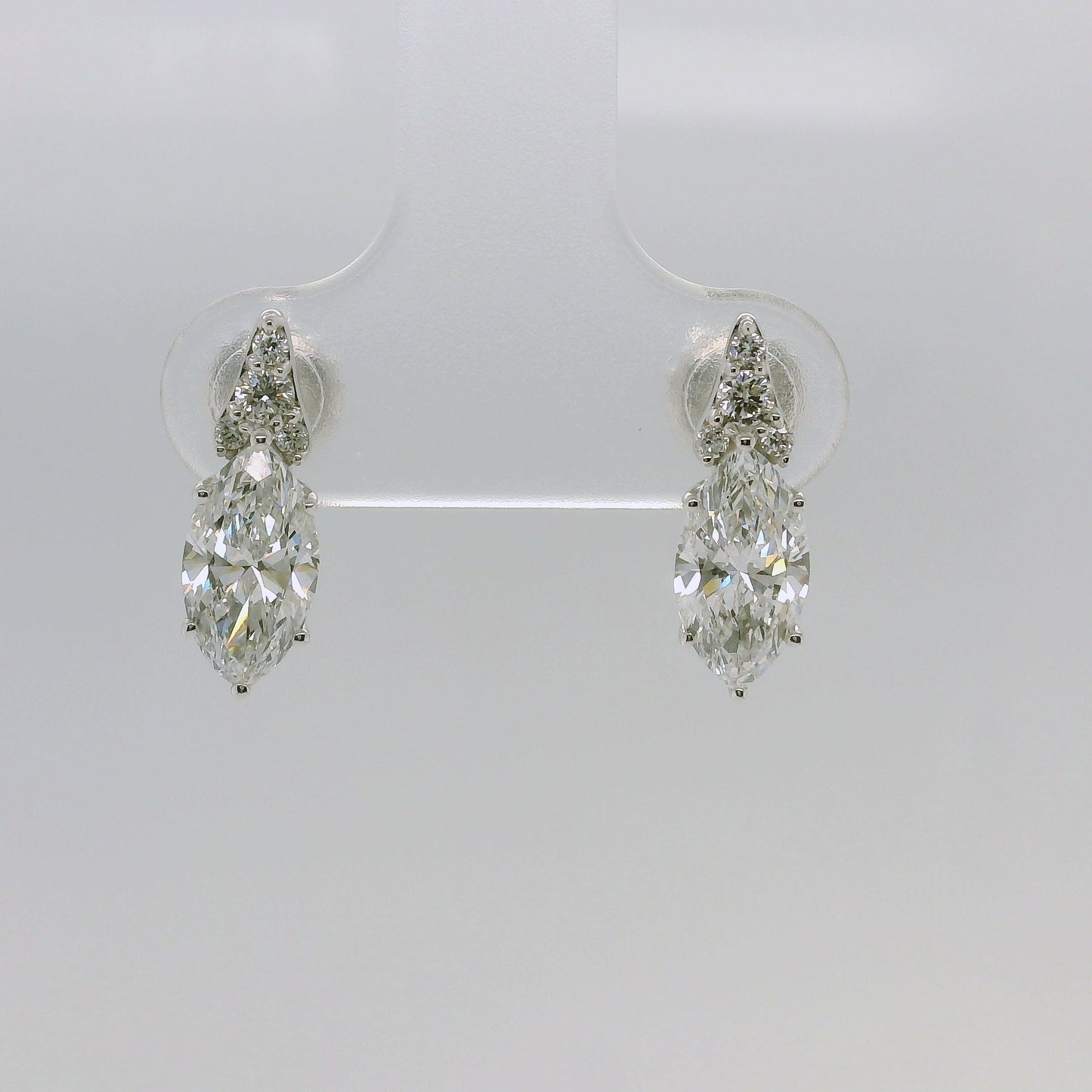 Marquise Vintage Lab Diamond Studs