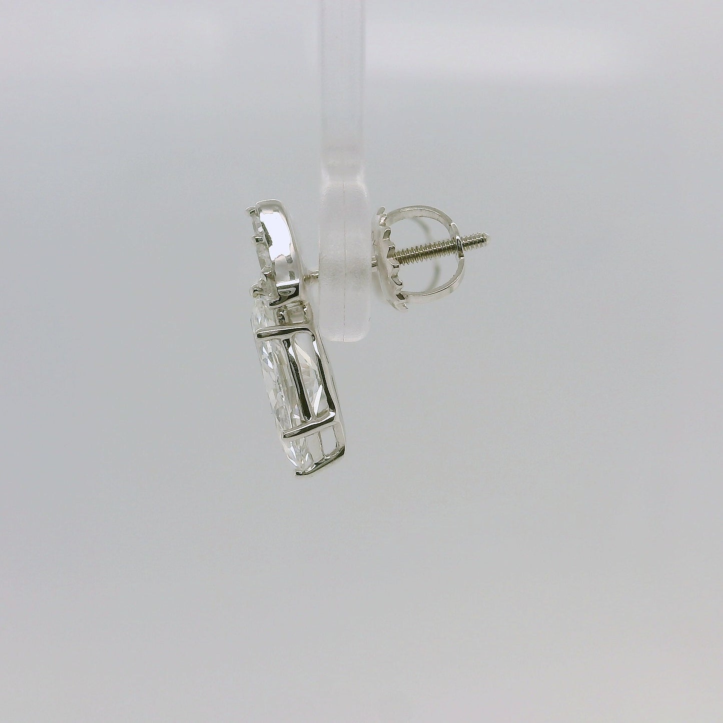 Marquise Vintage Lab Diamond Studs