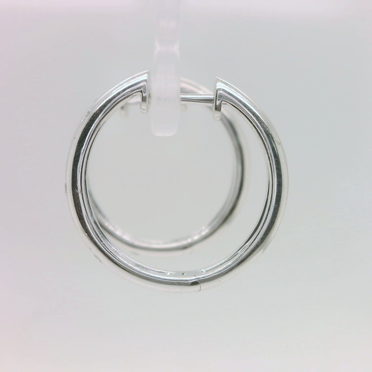 Diamond Set Hoops