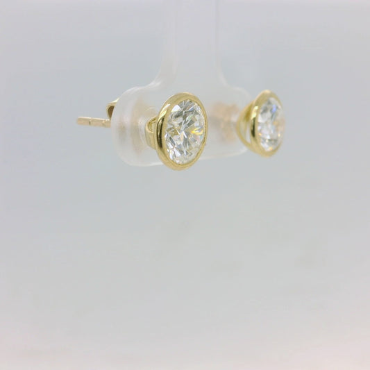 2ct Yellow Lab Diamond Studs