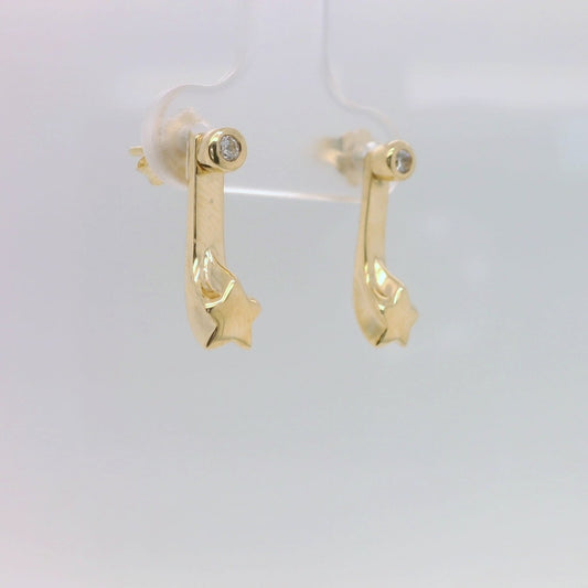 Star CZ Earrings