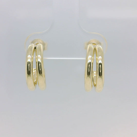 Double Half Hoop Earring
