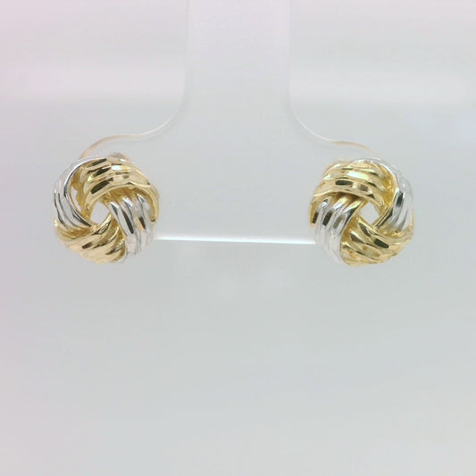 Two Tone Knot Studs