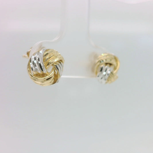 Two Tone Knot Studs
