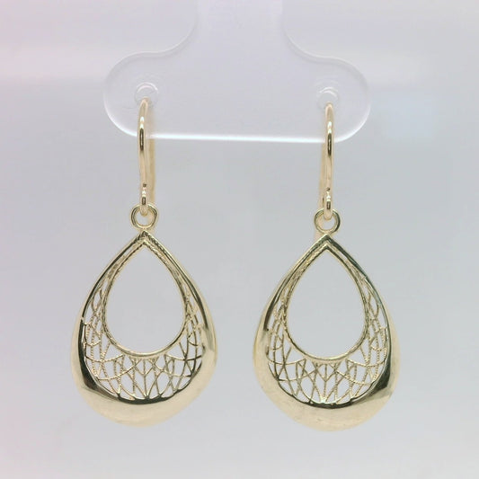 Filigree Teardrop Earrings