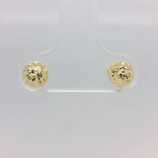 Diamond Cut Studs - 5mm