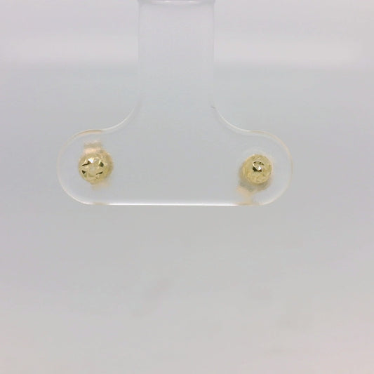 Diamond Cut Studs - 3mm