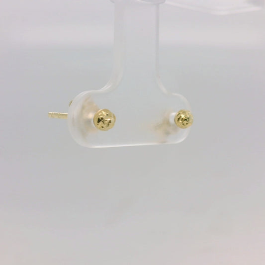 Diamond Cut Studs - 3mm