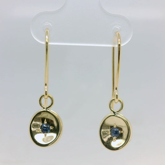 Sapphire Drop Earrings