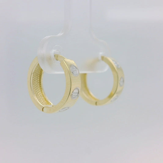 Gold Lock Huggies