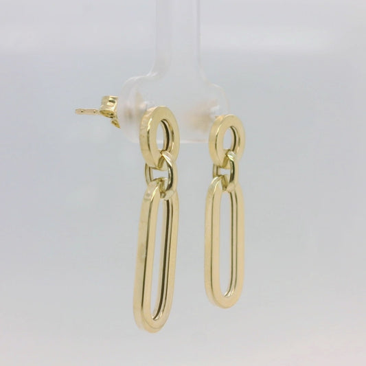 Chain Stud Drop Earring