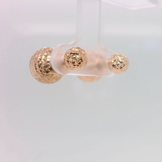 Diamond Cut Double End Studs