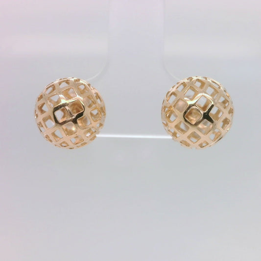 Rose Gold Filigree Studs