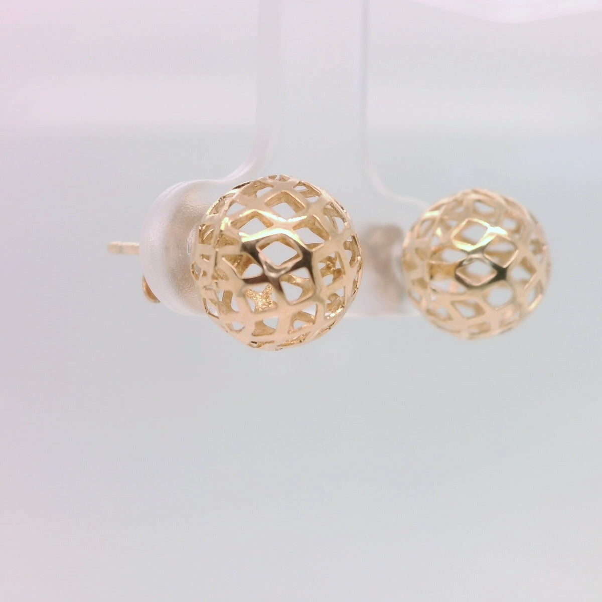 Rose Gold Filigree Studs