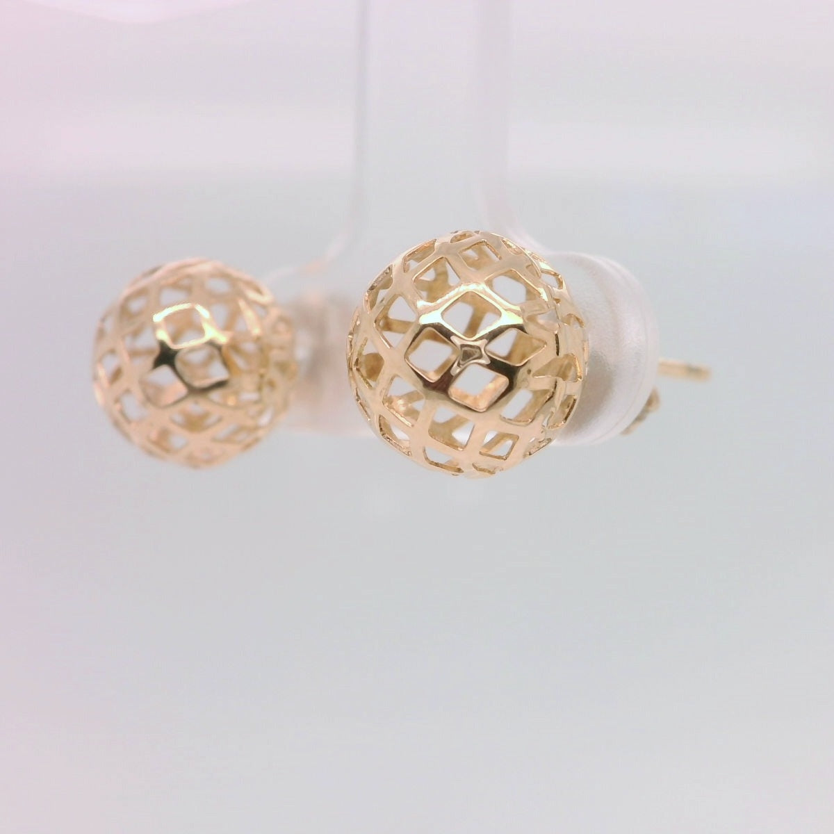 Rose Gold Filigree Studs