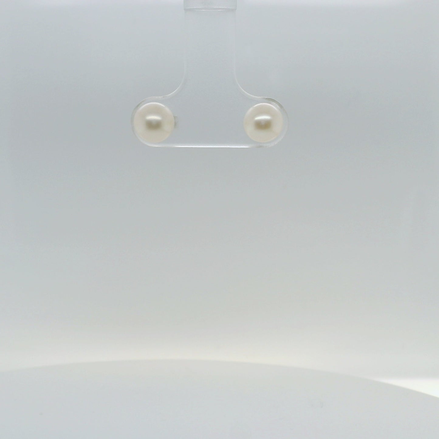 White Round Studs - 6mm