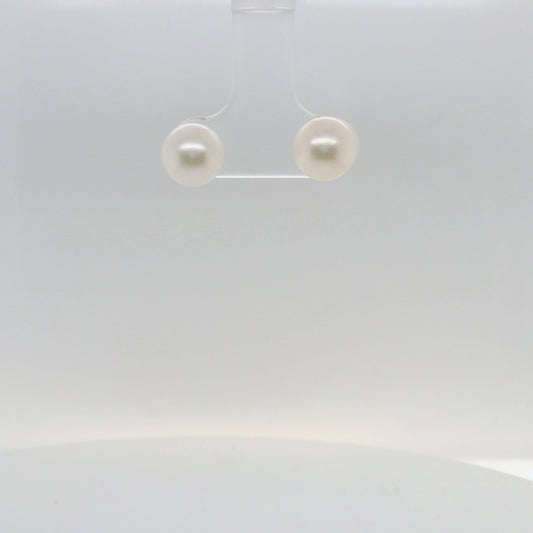 White Round Studs - 8mm