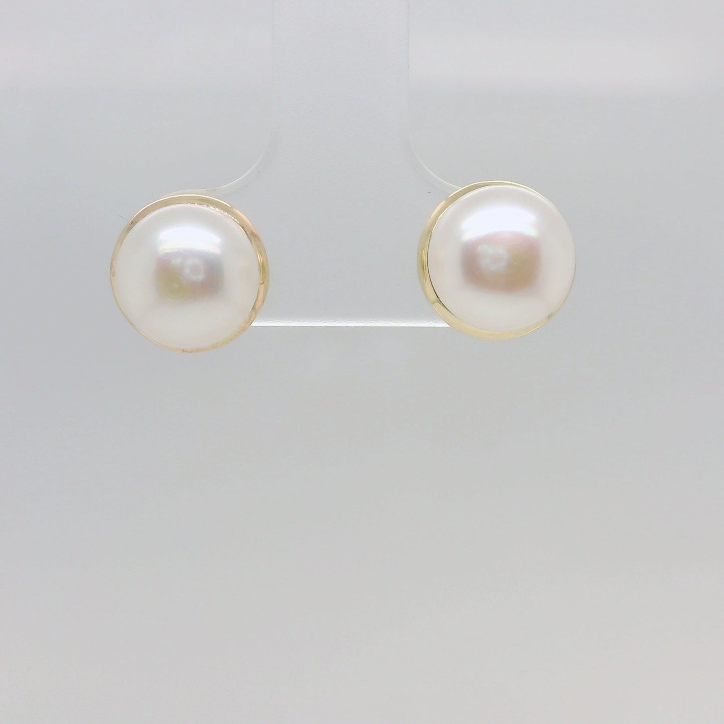 Gold Pearl Studs