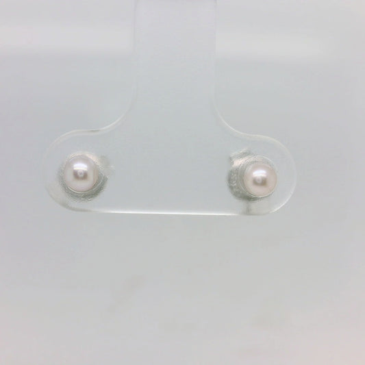 Pink Seed Pearl Studs