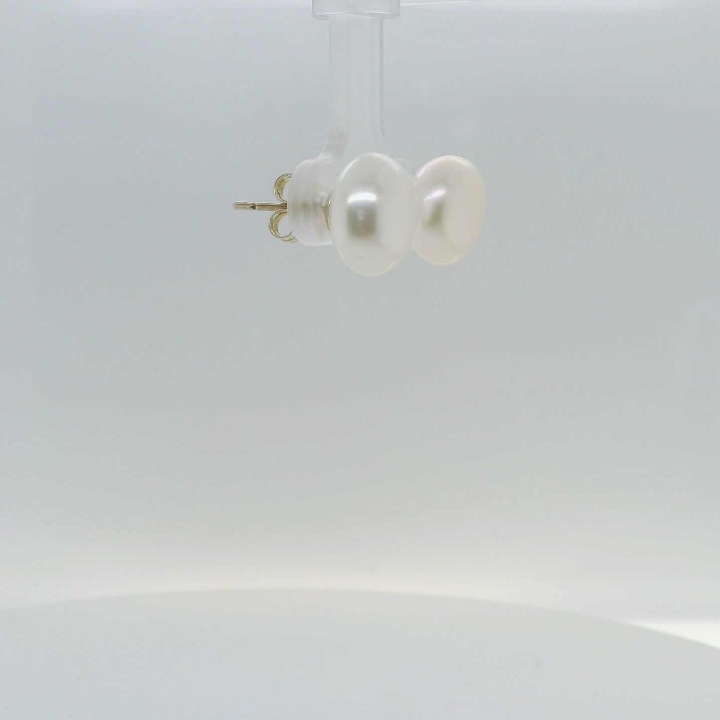 White Button Stud - 11mm