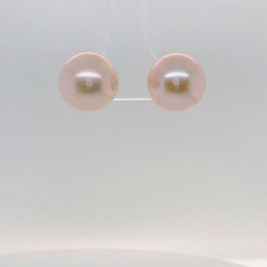 Natural Pink Pearl Studs