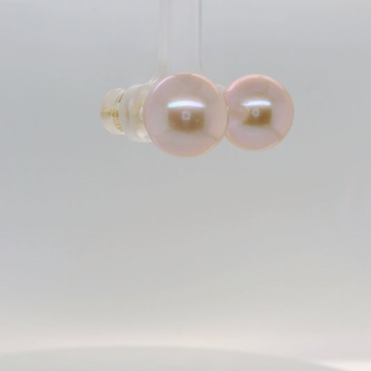 Natural Pink Pearl Studs