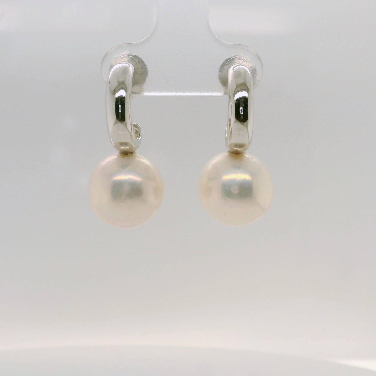 Small Pearl Hoop