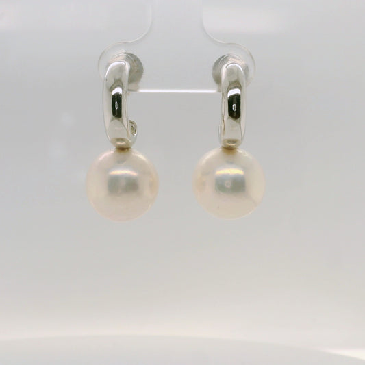 Small Pearl Hoop