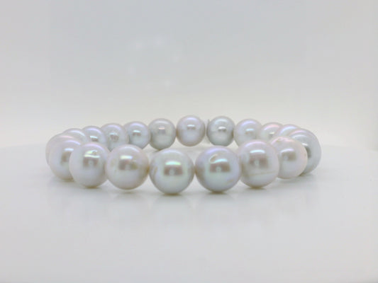 Grey Off-Round Pearl Bracelet