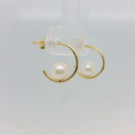 Pearl & Gold Hoop
