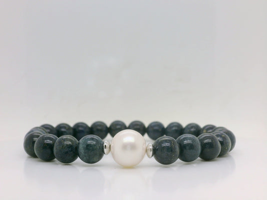 Lapis & Pearl Bracelet
