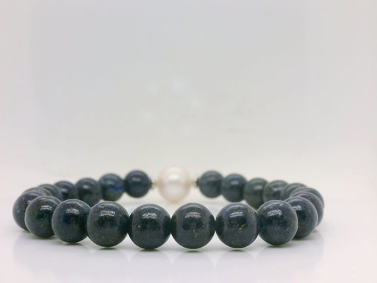 Lapis & Pearl Bracelet