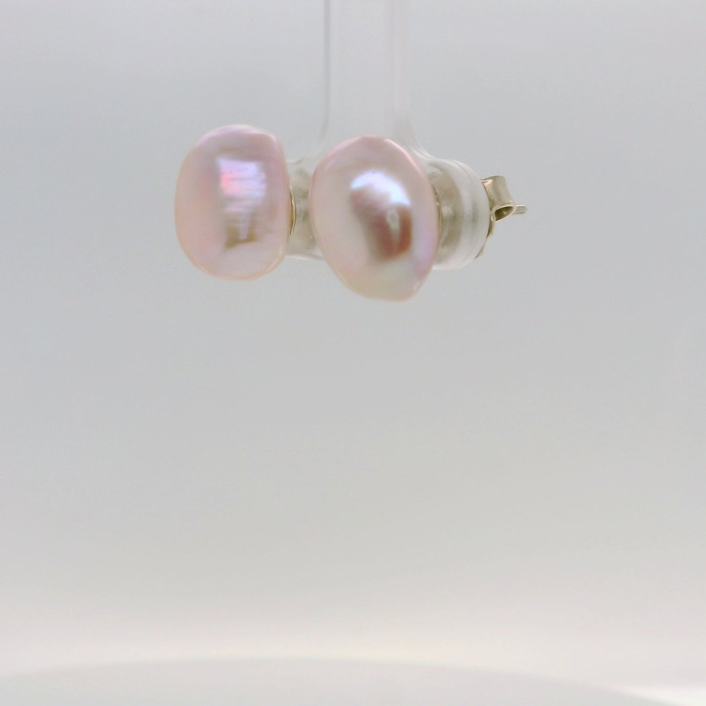 Natural Pink Pearl Baroque Stud