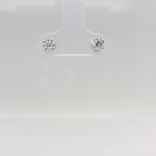 Elegant Diamond Stud Earrings