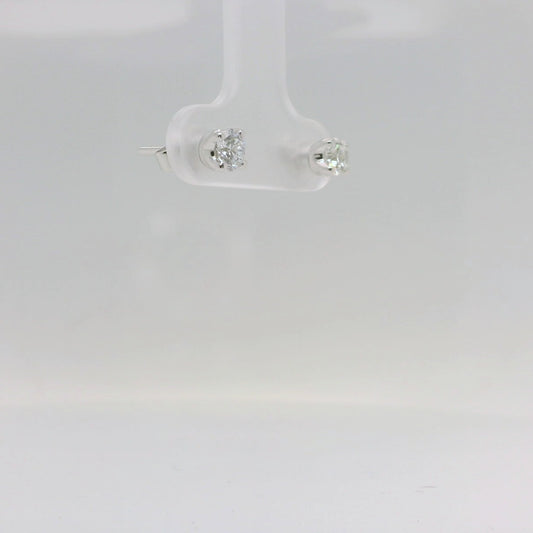 Elegant Diamond Stud Earrings