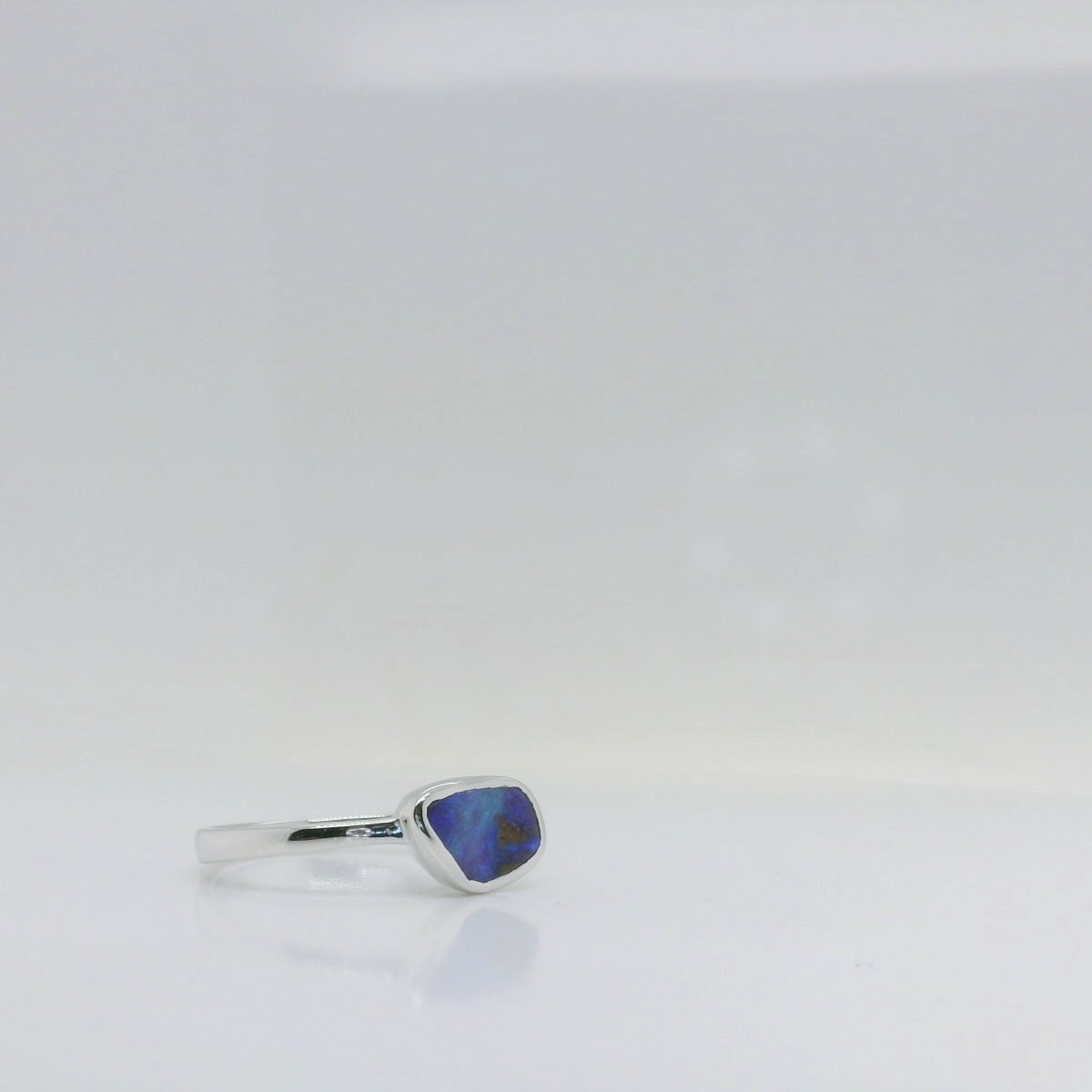 Boulder Opal Ring