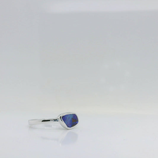 Boulder Opal Ring