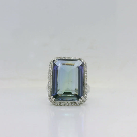 Tanzanite & Diamond Ring