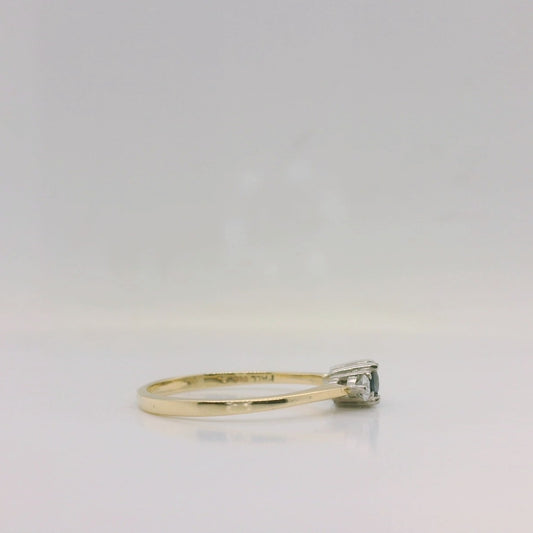 Sapphire & Diamond Ring