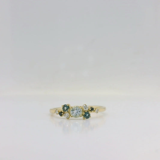 Eclectic Cluster Ring