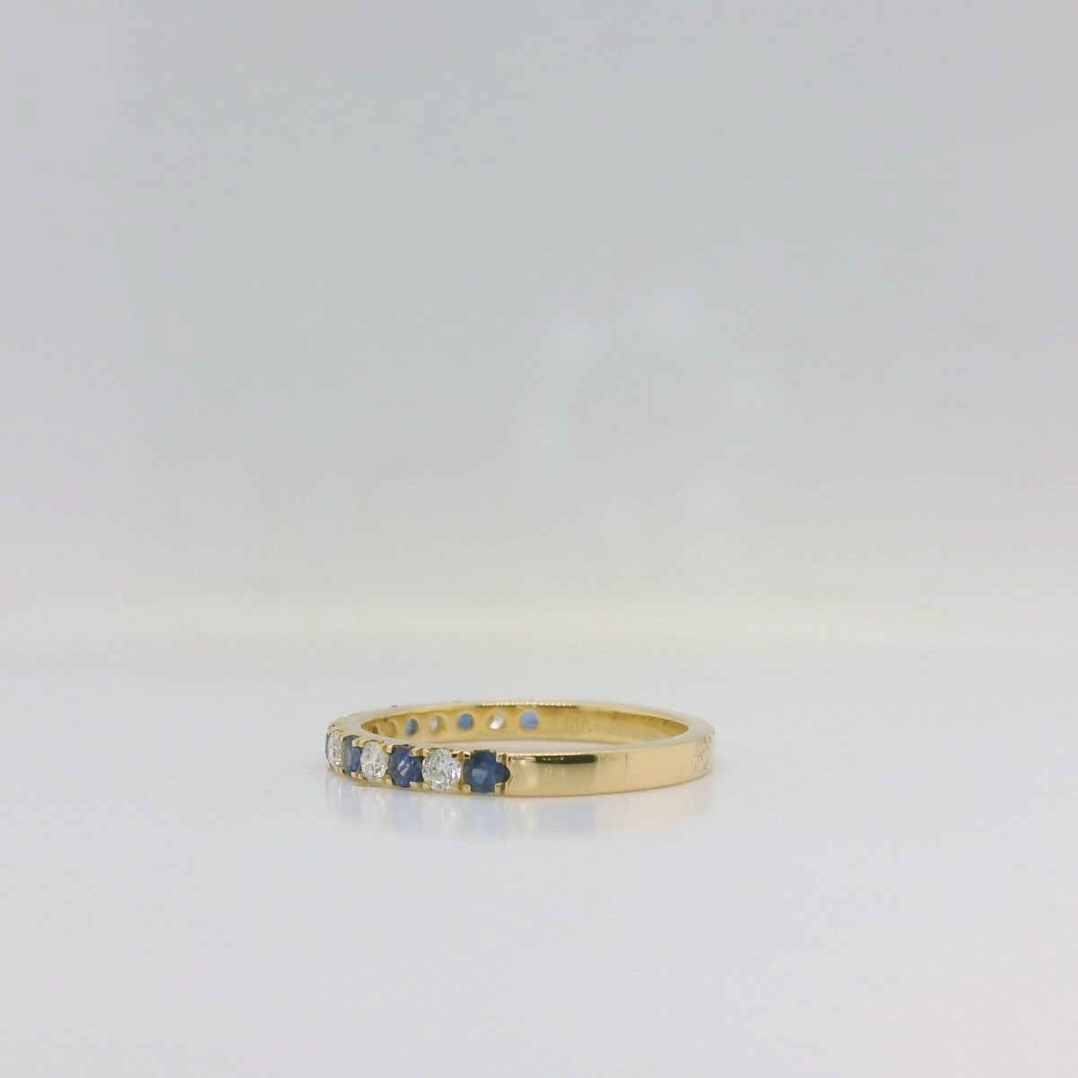 Sapphire Diamond Eternity Ring