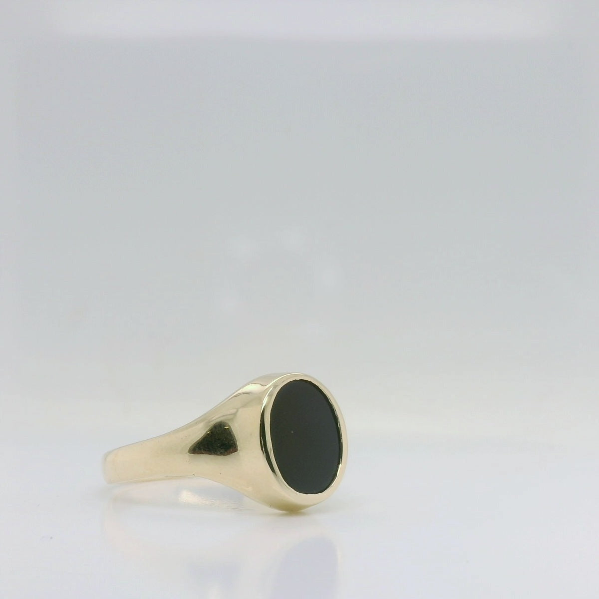 Black Onyx Signet Ring