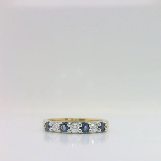Sapphire & Diamond Ring