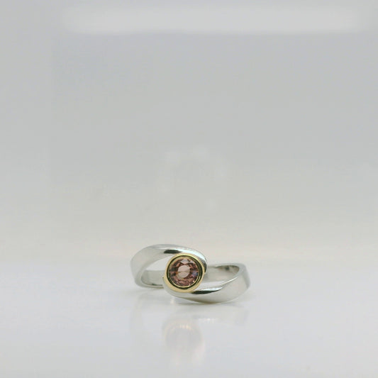 Padparadscha Sapphire Ring