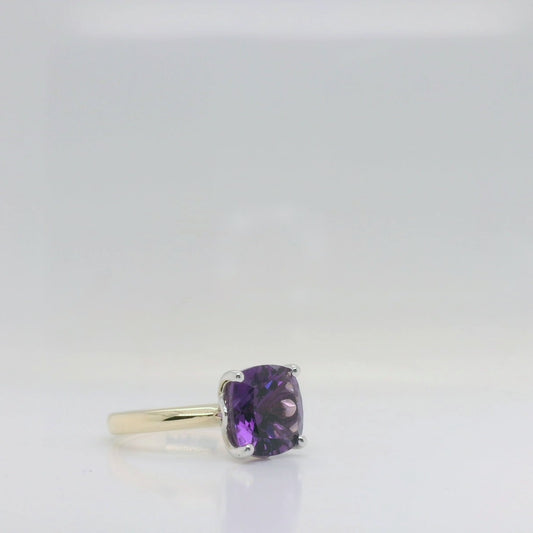 Square Amethyst Ring