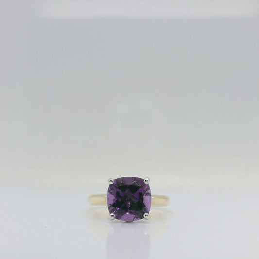 Square Amethyst Ring